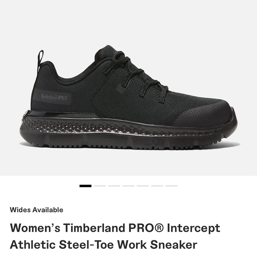 COPY - Never worn timberland steel toe sneakers